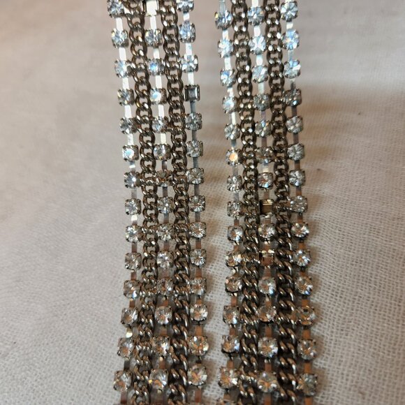 Rhinestone Silver Toned Belt 28 main image 6